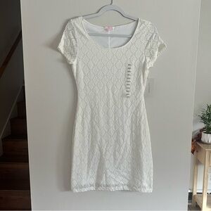 Isaac Mizrahi White Lace Dress